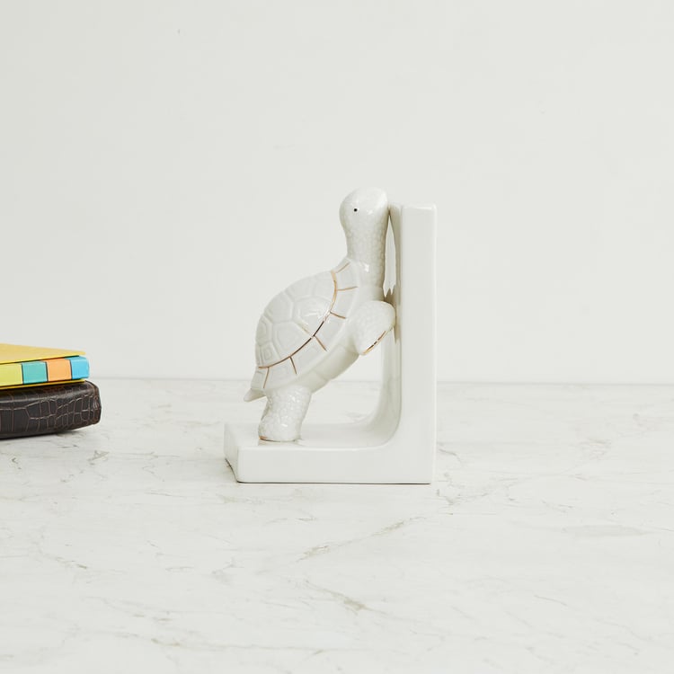 Brighton Ceramic Turtle Book End