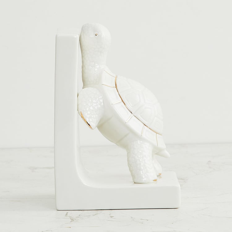 Brighton Ceramic Turtle Book End