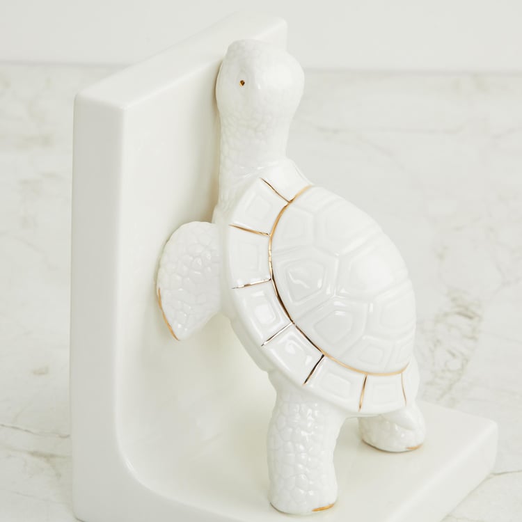 Brighton Ceramic Turtle Book End