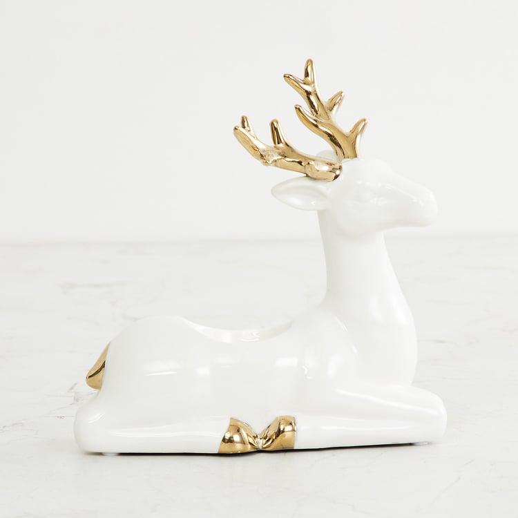 Brighton Ceramic Reindeer T-Light Holder