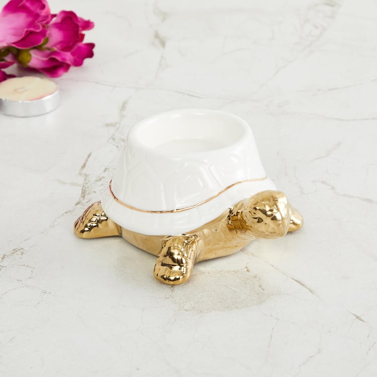 Brighton Ceramic Turtle T-Light Holder