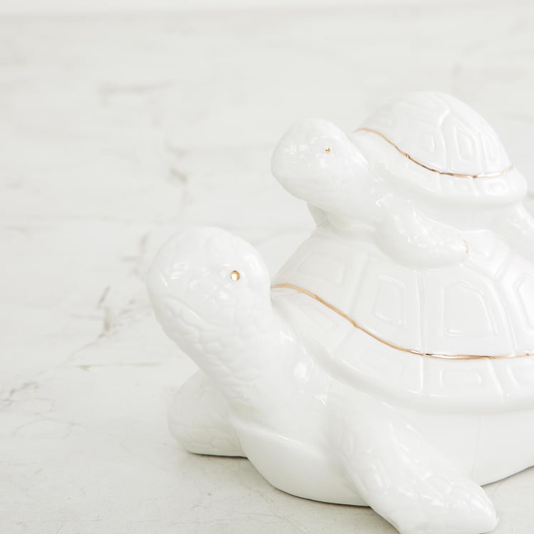 Brighton Ceramic Turtle Pair Figurine