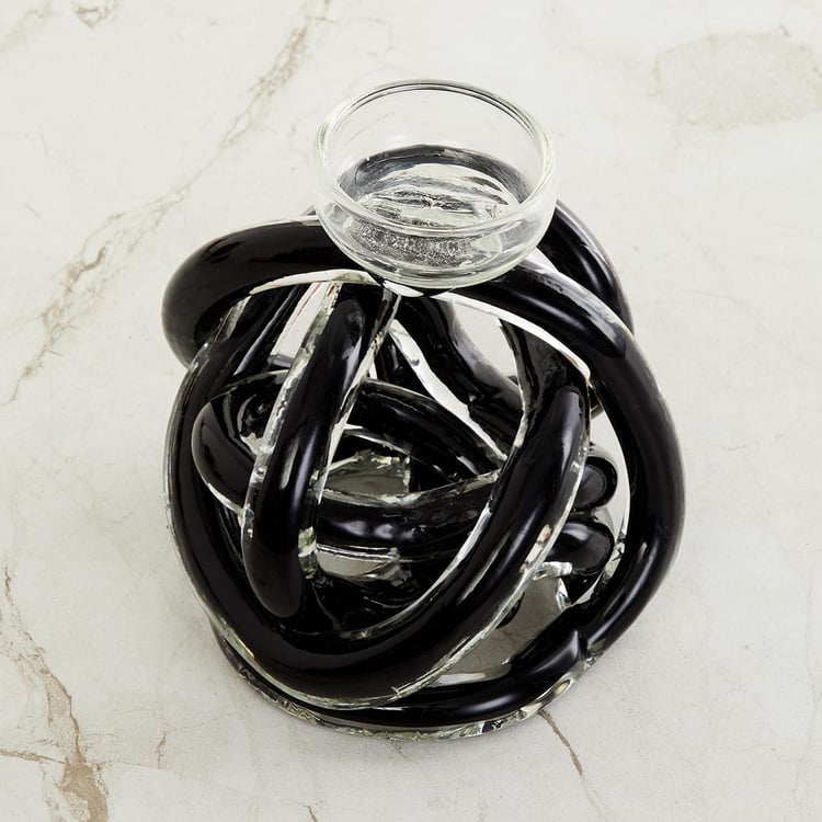 Splendid Caden Glass Twisted T-Light Holder