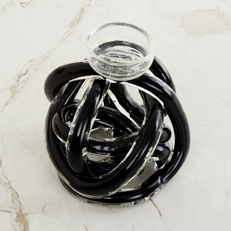 Splendid Caden Glass Twisted T-Light Holder