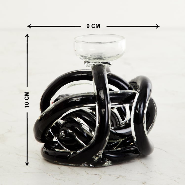 Splendid Caden Glass Twisted T-Light Holder