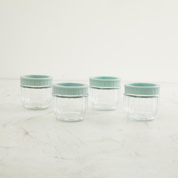 Palestine Set of 4 Glass Storage Jars - 450ml