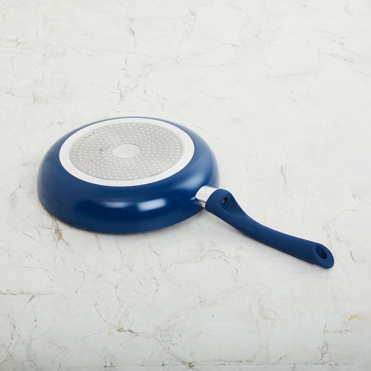 Color Connect Blue Aluminium Fry Pan- 24 x 42 x 5 cm