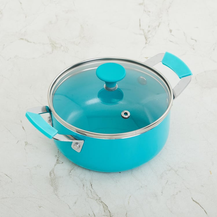 Colour Connect Teal Mini Casserole With Lid- 14cm