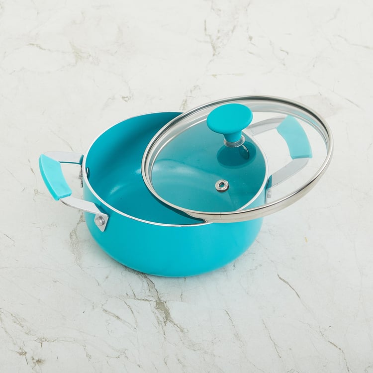 Colour Connect Teal Mini Casserole With Lid- 14cm