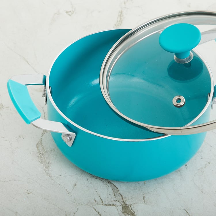 Colour Connect Teal Mini Casserole With Lid- 14cm