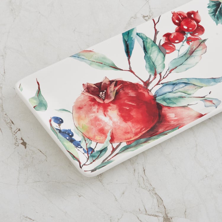 Maris Pomegranate Printed Rectangular Platter