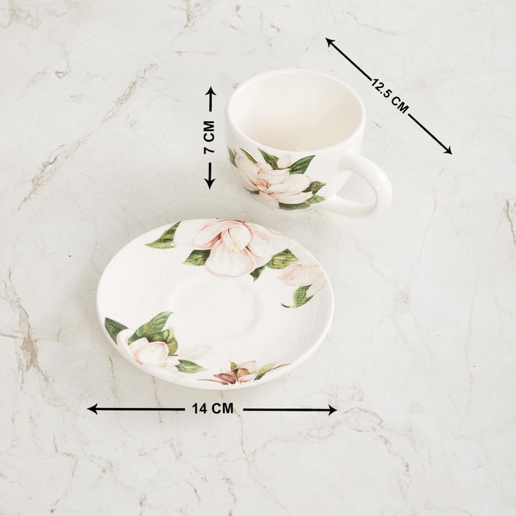 Alora Magnolia Cup And Saucer