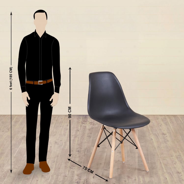 Helios Fairmount 4-Seater Dining Table Set with 4 Chairs