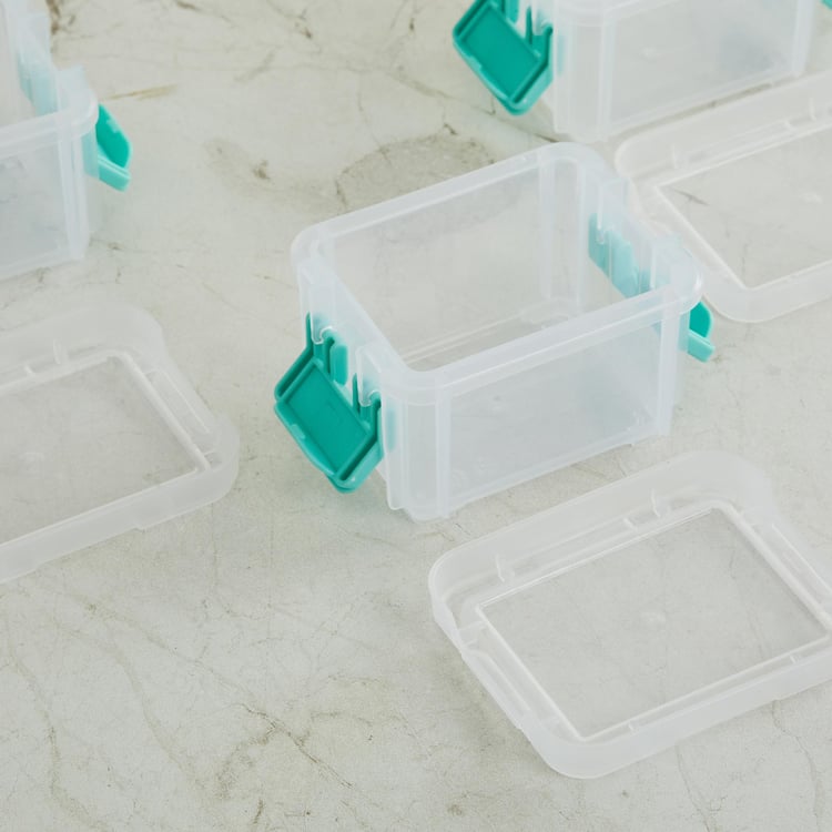 Regan Set of 3 Polypropylene Mini Stackable Latch Boxes