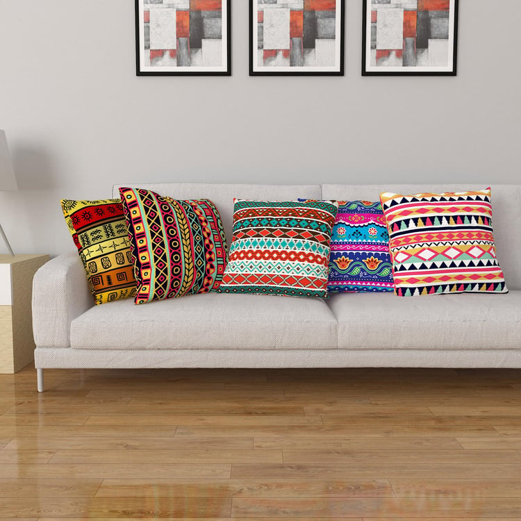 Corsica Mystic India Set of 5 Cushion Covers - 40x40cm