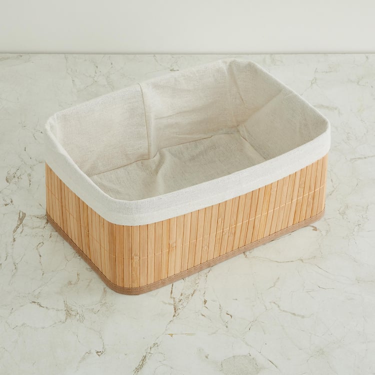 Wilton Bamboo Collapsible Storage Basket