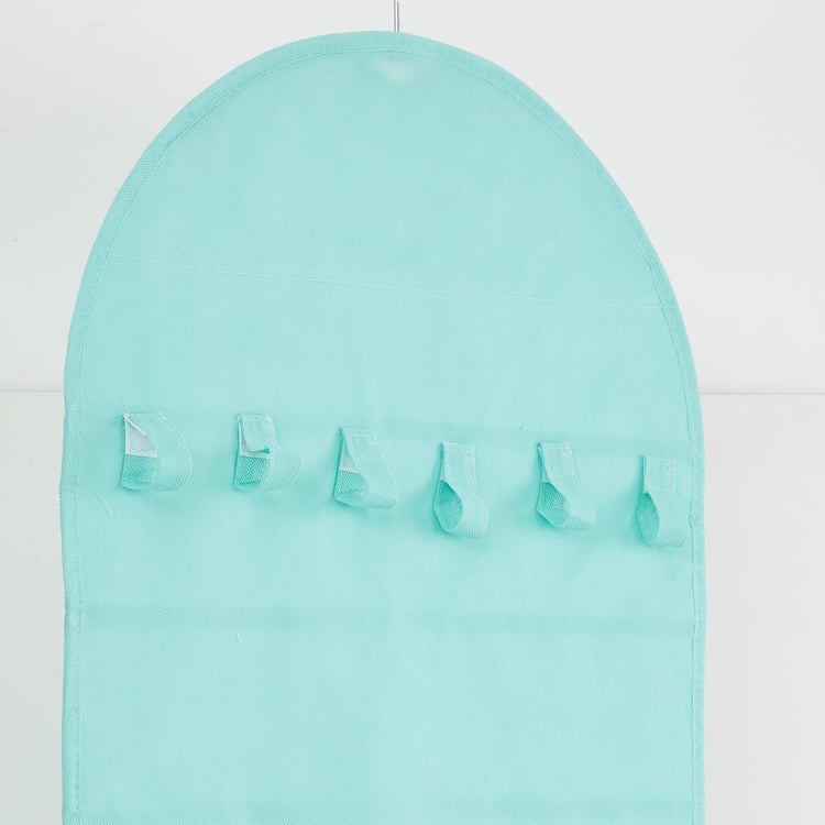 Regan Mellisa Blue Non-Woven Fabric Jewelry Hanging Bag - 45.5x100cm