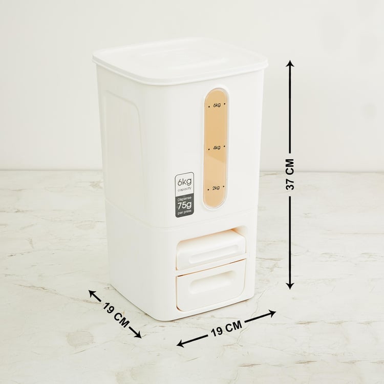 Palestine Acrylic Rice Dispenser - 15L