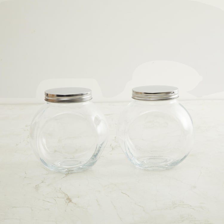Palestine Set of 2 Glass Jars - 1.6L