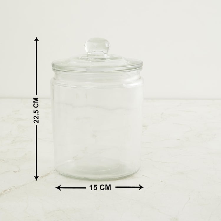 Palestine Glass Storage Jar - 1.8L