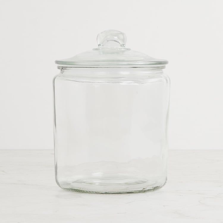 Palestine Glass Storage Jar - 3.8L