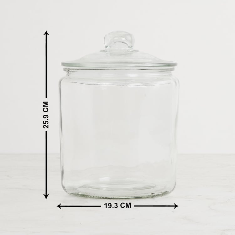 Palestine Glass Storage Jar - 3.8L