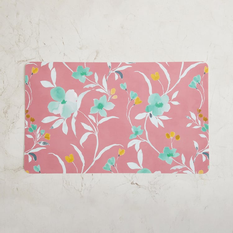 Mandarin Printed Pink Placemat- Set of 6- 43 x 28 cm