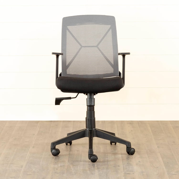 Helios Isabella Mesh Medium Back Office Chair - Grey