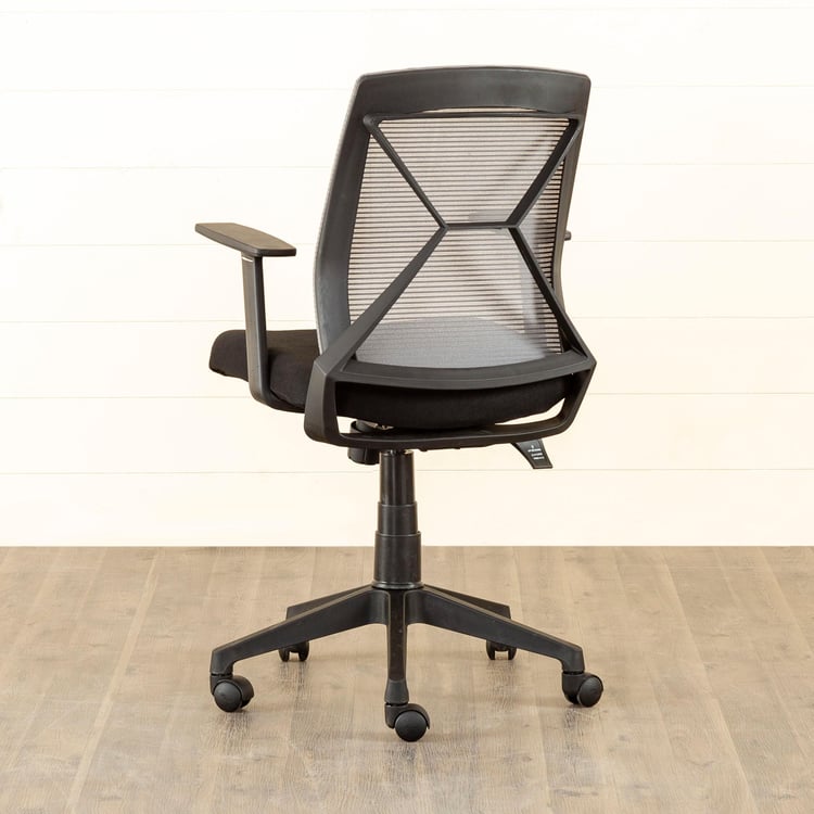 Helios Isabella Mesh Medium Back Office Chair - Grey