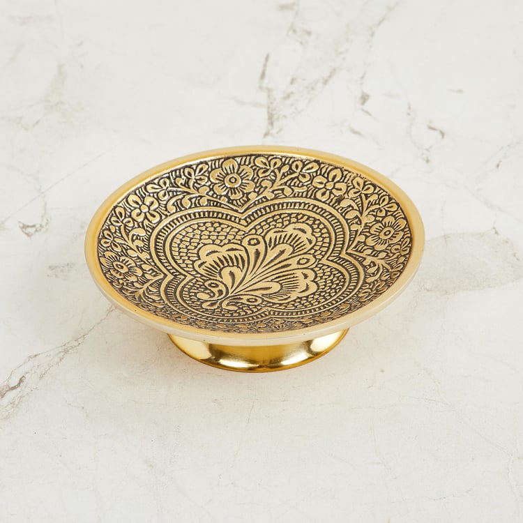 Raja Rani Imperial Metal Soap Dish