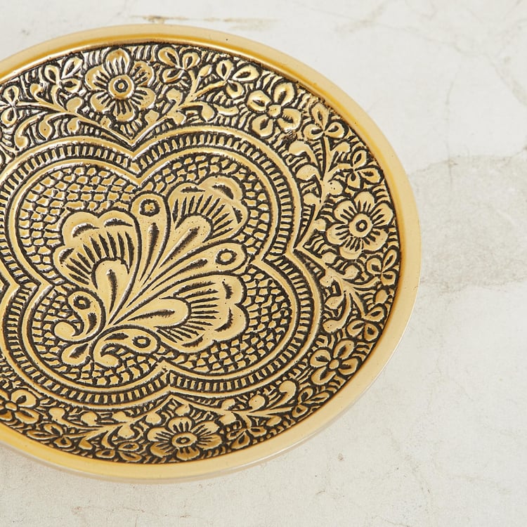 Raja Rani Imperial Metal Soap Dish