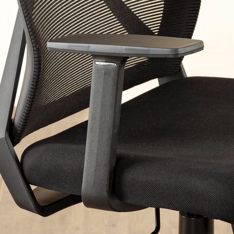 Helios Isabella Mesh Medium Back Office Chair - Black