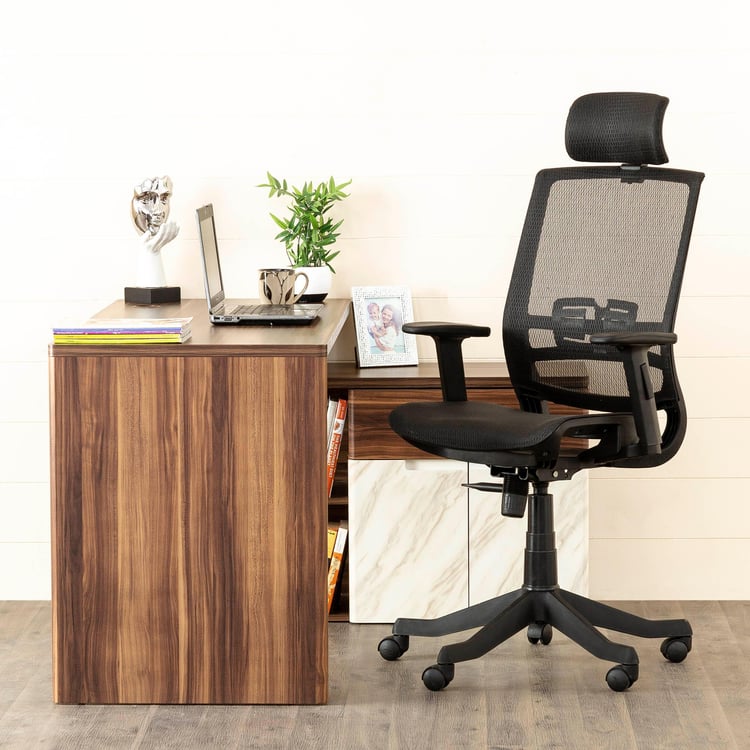 Helios Alice Mesh High Back Office Chair - Black