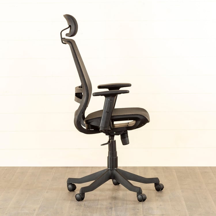 Helios Alice Mesh High Back Office Chair - Black