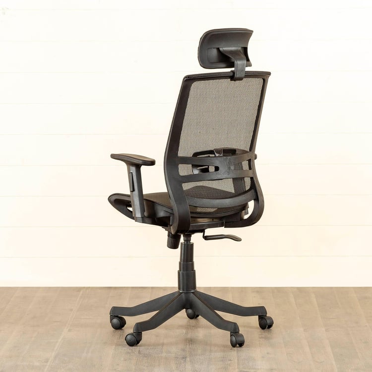 Helios Alice Mesh High Back Office Chair - Black