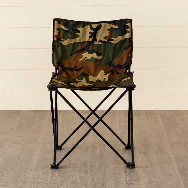 Helios Camouflage Foldable Camping Chair With Carrying Bag - Extra Large