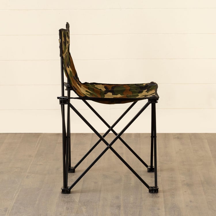 Helios Camouflage Foldable Camping Chair With Carrying Bag - Extra Large