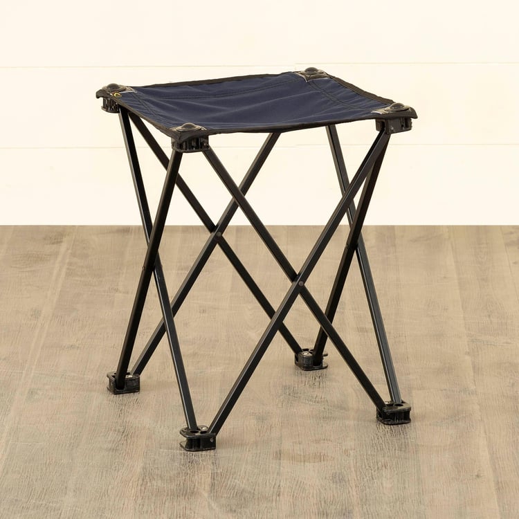 Helios Aqua Foldable Camping Stool With Carrying Bag - Large