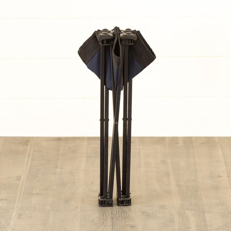 Helios Aqua Foldable Camping Stool With Carrying Bag - Large