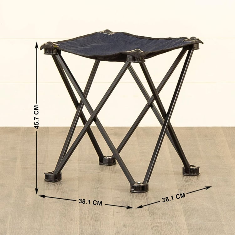 Helios Aqua Foldable Camping Stool With Carrying Bag - Large