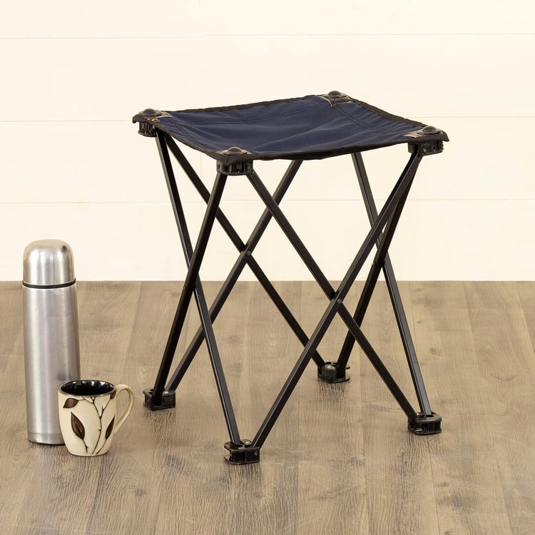 Helios Aqua Foldable Camping Stool With Carrying Bag - Large