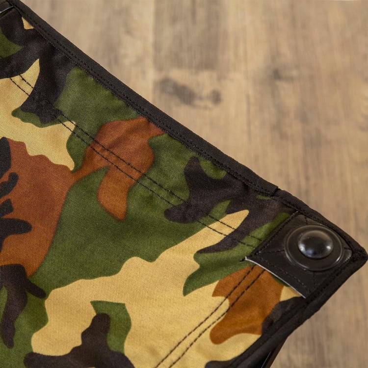 Helios Camouflage Foldable Camping Stool With Carrying Bag - Medium