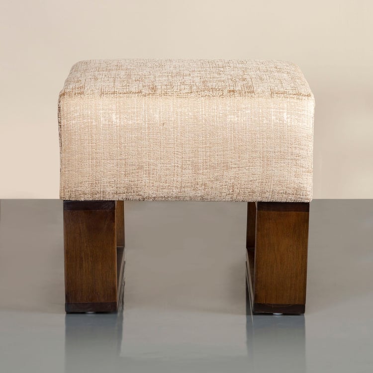 Delport Fabric Ottoman - Beige