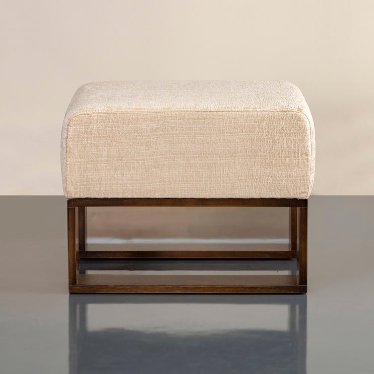 Delport Fabric Ottoman - Beige