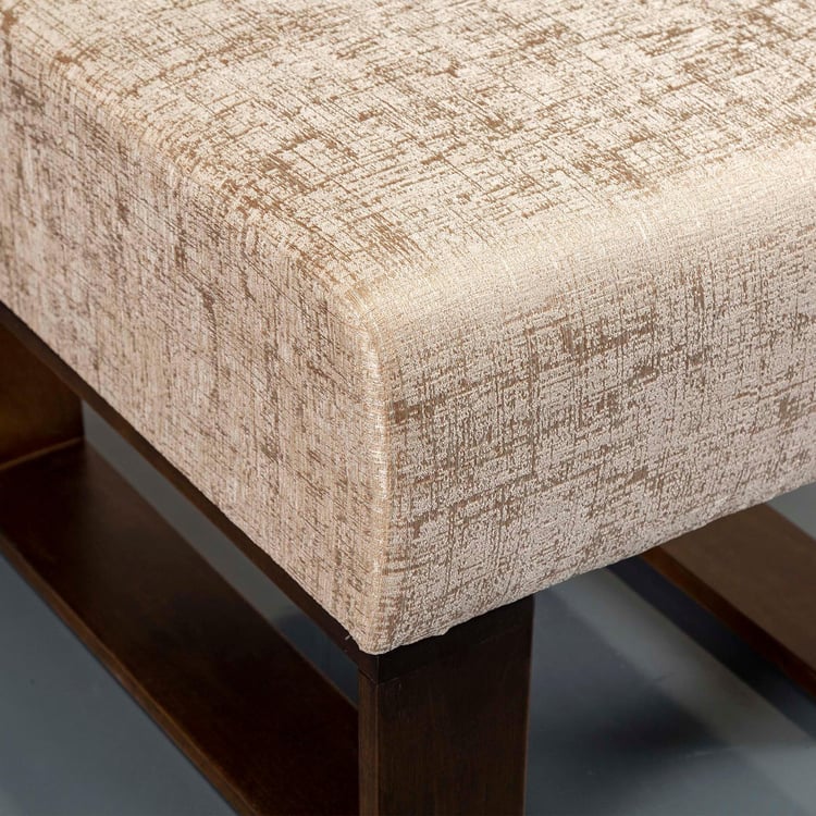 Delport Fabric Ottoman - Beige