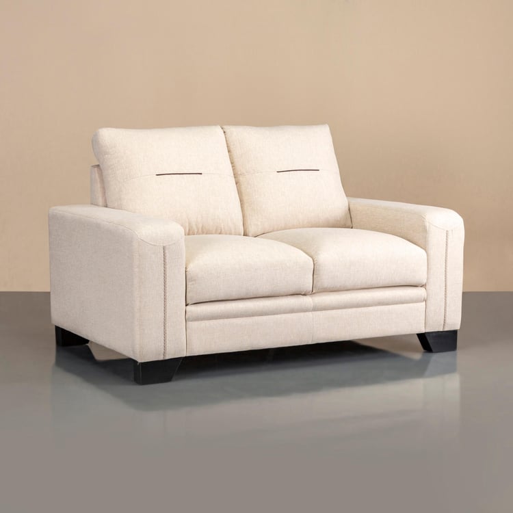 Helios Quebec Nxt Fabric 2-Seater Sofa - Beige