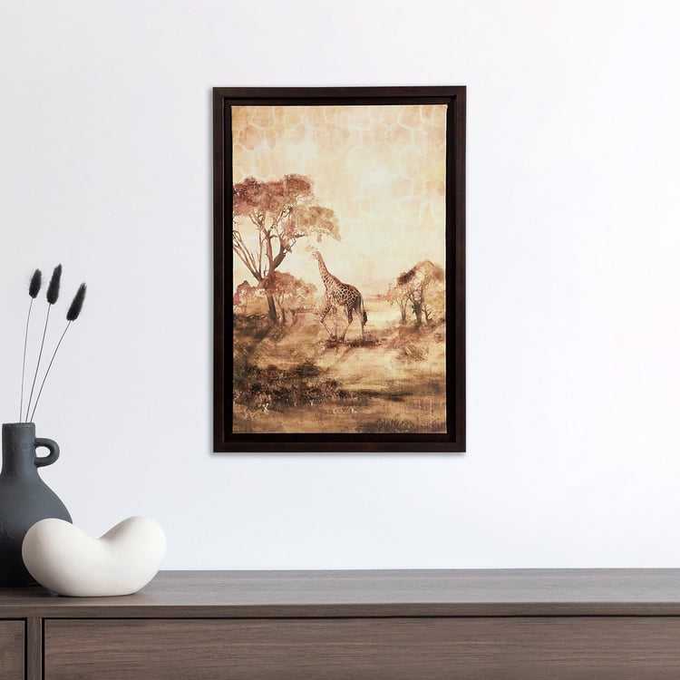 Artistry Giraffe With Tree Picture Frame - 40x60cm