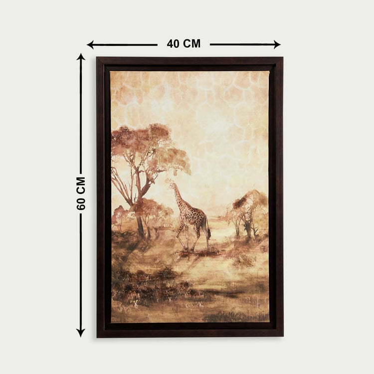 Artistry Giraffe With Tree Picture Frame - 40x60cm