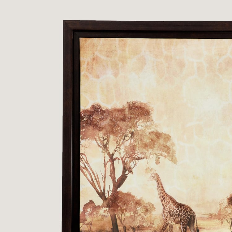 Artistry Giraffe With Tree Picture Frame - 40x60cm