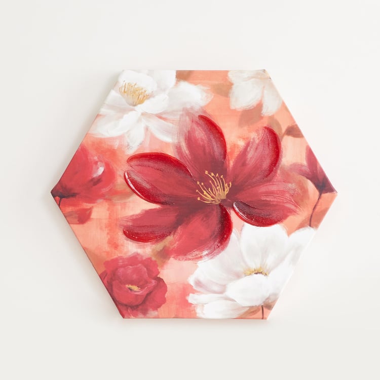 Brezza Hexagon Flower Picture Frame - Set of 3